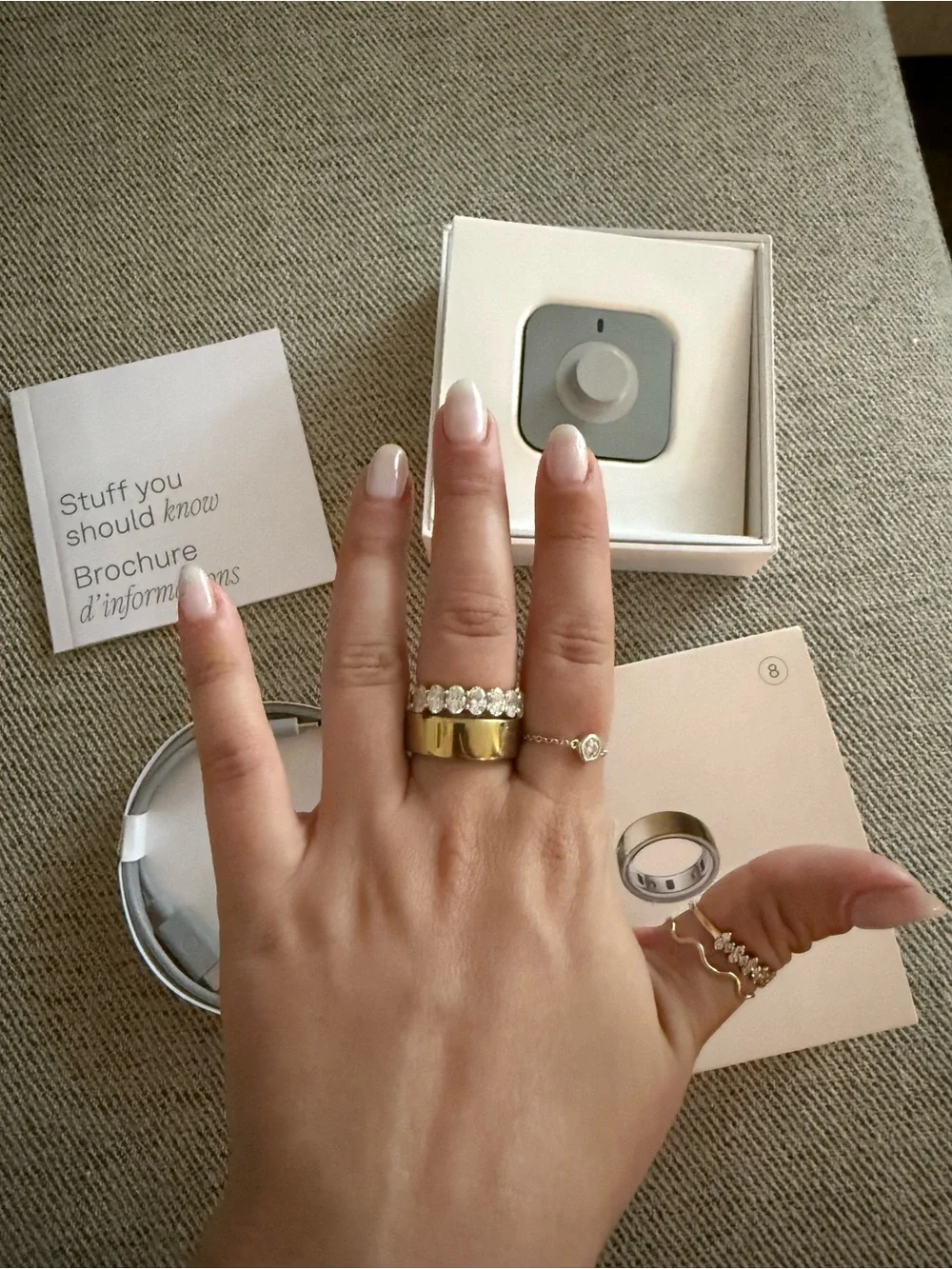 GoldOura Ring 4 Size 8